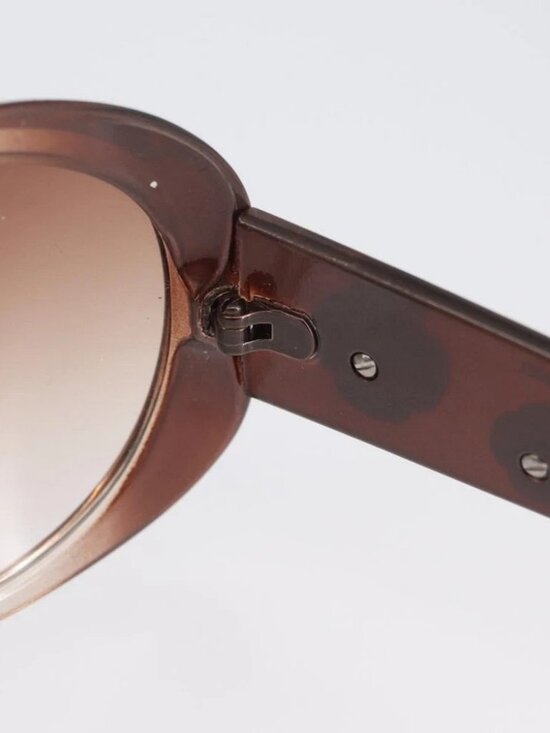 CHANEL Sunglasses plastic Brown CC Auth bs34041 main image 13